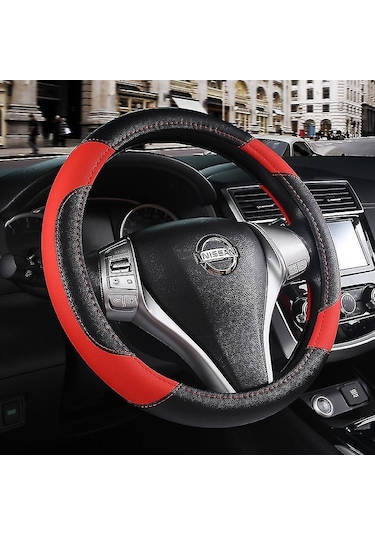 Yaleker Dayanıklı Deri Direksiyon Kılıfı - Kaymaz Yüzey, Moda Tasarım, Kolay Montaj 36 Cm Diğer