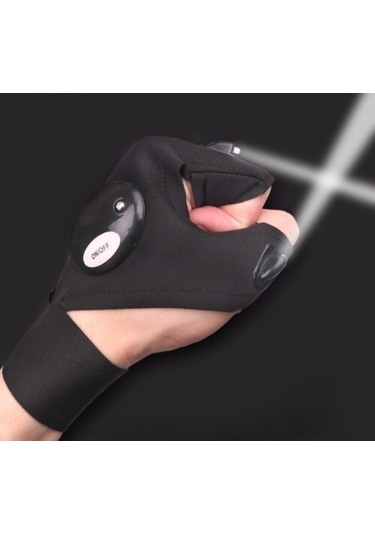 Led Işıklı Çalışma Eldiveni Sağ Sol Çift-9077908111900hkn