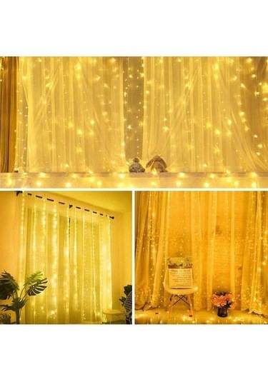 Novahub Yeşil Perde Led Işık Garland, 8 Modlu Usb Uzaktan Kumanda, Noel Dekorasyonu, Tatil Ve Düğün İçin Yeşil