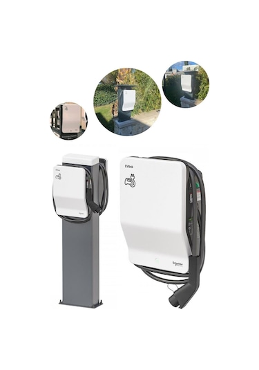 Schneider Electric 22Kw Evlink Wallbox Duvar Şarj İstasyonu Evh2S22P0Ck