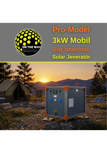 Otw Pro-model 3000w Mobil Güç İstasyonu Lifepo4 Bataryalı Solar Jeneratör