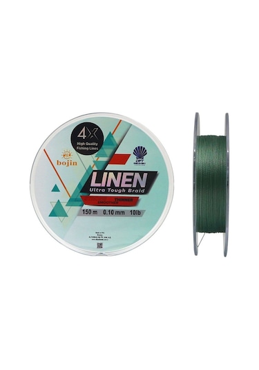 Bojin Linen 4X Ip Misina 0.10Mm 150Mt Yeşil
