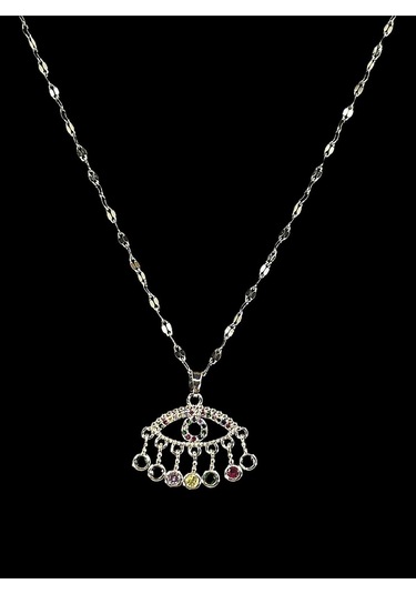 Kadın Çelik Kolye - Kçk-13 Çok Renkli