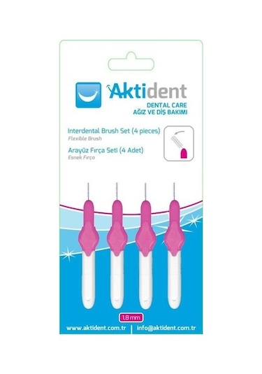 Aktident Arayüz Fırça Seti 4'lü 1.8 MM