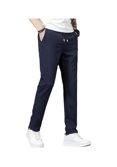 Yaz Erkek Günlük Pantolon Ince Kesit Gevşek Kore Trend Düz Yaz Polyester Buz Ipek Spor Pantolon Erkek Açık Gri Yaz Erkek Günlük Pantolon Ince Kesit Gevşek Kore Trend Düz Yaz Polyester Buz Ipek Spor Pantolon Erkek Açık Gri