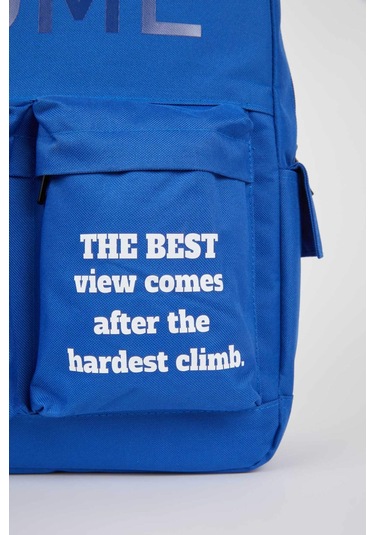 Defacto Unisex Okul Sırt Çantası A3299AXNSBE59 Mavi