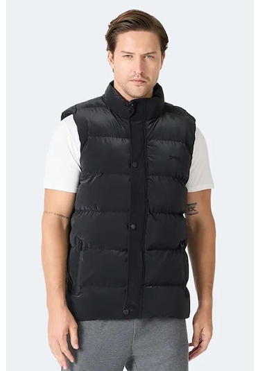 Slazenger Halox Erkek Şişme Yelek Siyah Siyah