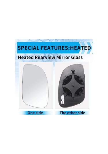 Xiaaokeji Vw Beetle / Cabriolet 1999-2010 İçin Sol Taraf Isıtmalı Dikiz Aynası