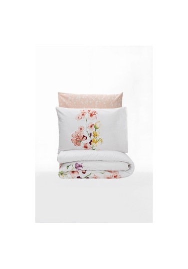 Cotton Box Ranforce Nevresim Takımı Çift Kişilik Emma Somon Çok Renkli
