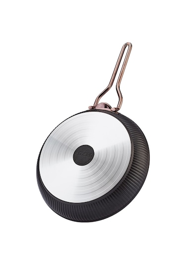 Emsan Line Siyah Rose 7 Parça Granit Tencere Seti