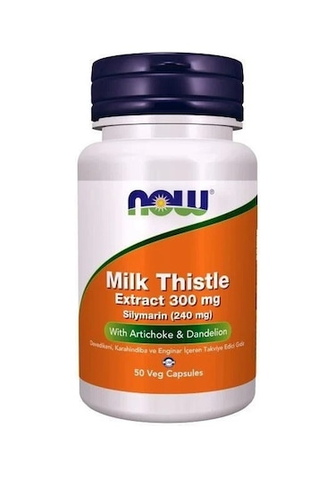 Now Milk Thistle 300 Mg 50 Kapsül