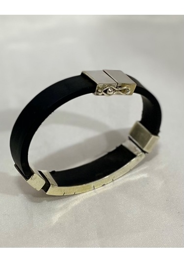 Kişiye Özel İsimli Gümüş Bileklik Beyaz