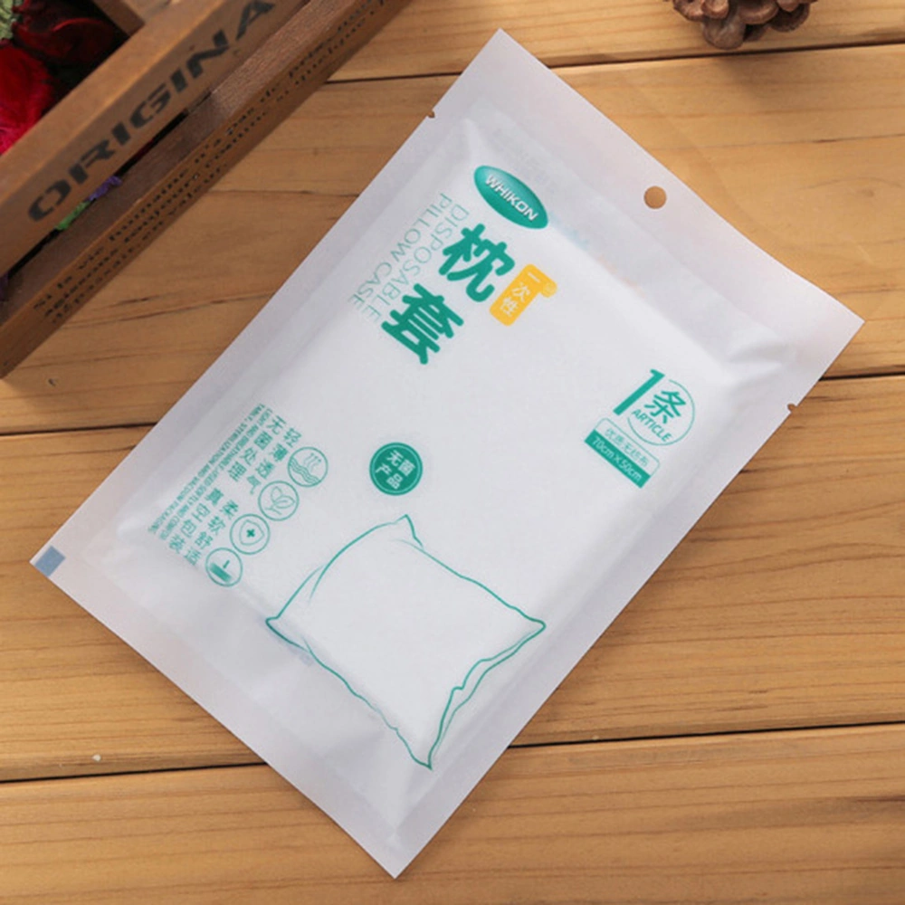 Geeksen Seyahat İçin Tek Kullandım Atılan Vakumlu Yastık Kılıfı - Hijyenik, Yumuşak Ve Taşınması Kolay Otel/ev Kullanıma Uygun Diğer