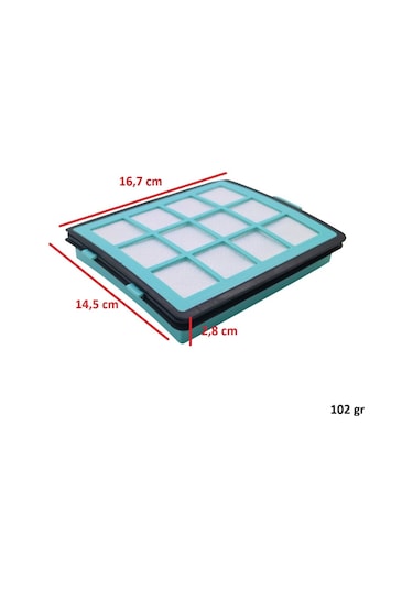 Philips Uyumlu Fc 9724 Power Pro Expert Ön Ve Hepa Filtresi Seti