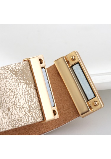 Goldenglımmer Metal Aksan Bilezik Gold