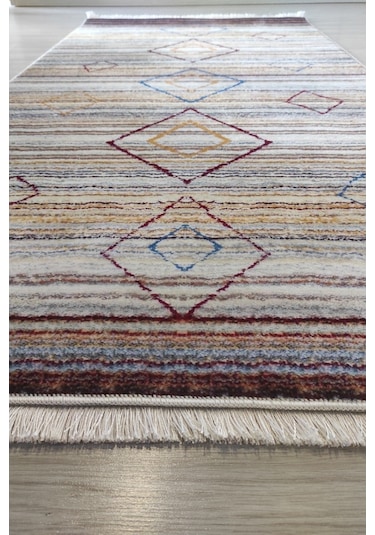 Bambu Dekoratif Renkli Mutfak Halısı Yıkanabilir Salon Halısı-100X300