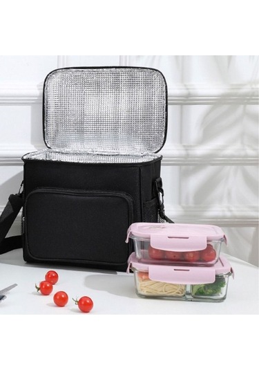 Öğle Yemeği İçin Yalıtımlı Soğutucu Çanta - Yüksek Kaliteli Gri Diğer