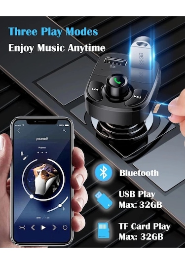 Qc 3.1a Usb &amp Pd /tf Fm Transmitter