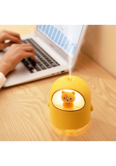 Agoodshop Usb Space Kedi Nemlendirici Usb Mini Karikatür Pembe