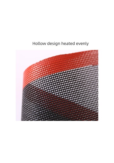 Moveevo Güçlü Fiberglas Tabanlı Silikon Fırın Matı - 16 Yuvarlak Puf/ Kurabiye Kalıbı, Anti Yapışkan, 60x40 Cm Beyaz Dik Köşeli, Profesyonel Pastacılık İçin Diğer