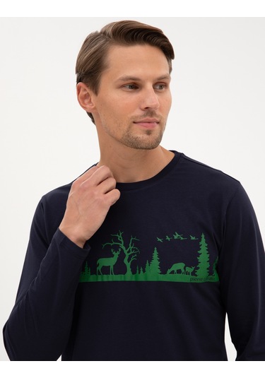 Pierre Cardin Erkek Lacivert Pijama Takım 50322636-200 Lacivert