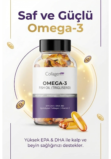 Collagen Forte Platinum Omega 3 Premium Balık Yağı 90 Kapsül