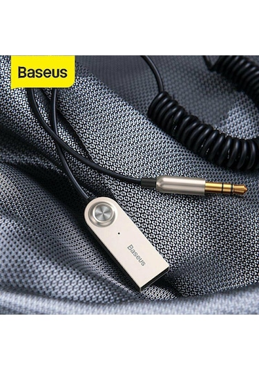 Baseus Bluetooth Aux 3.5Mm Usb Araç Transmitter Mikrofonlu