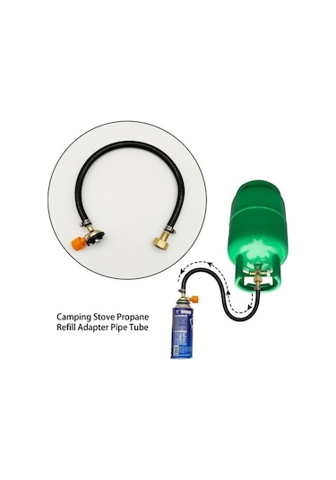 Diğer Uygun Tüp Sobası Propan Kauçuk Kamp Gaz Evrensel Dolum Borusu Aksesuarları Adaptör Et Çok Renkli