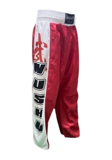 Dragondo 14118 Whu Shu Wushu Pantolonu Kırmızı - Mavi 001