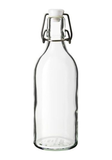 Korken 0,5 Lt Cam Şişe Su Yağlık Sirkelik Sürahi Suluk