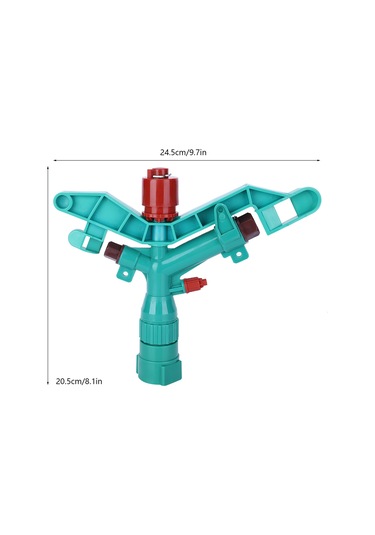 Shineyee Pp Malzeme G1 Dn25 Bahçe Sulama Sprinklerı - 360 Derece Döner, 15-21m Yayılım, Tarım Ve Çim Alanları İçin Soğutma-sulama Aleti