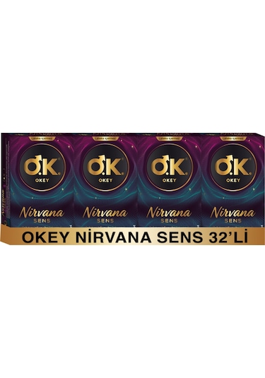 Okey Nirvana Sens Prezervatif 32'li