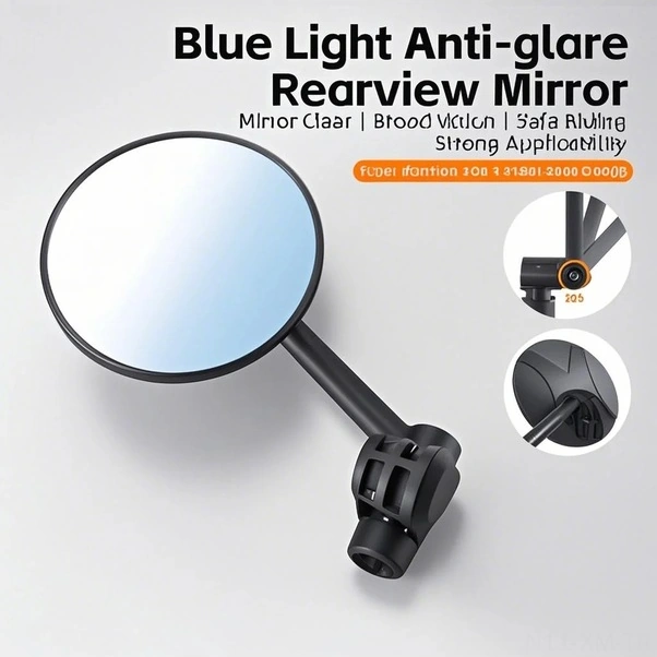 Fortunelane Bisiklet Katlanır Arka Ayna, Kolay Montaj Güvenlik Ekipmanı