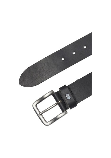 Jack & Jones Jacflag Leather Belt 4 Cm Noos Erkek Kemer-29718 Siyah
