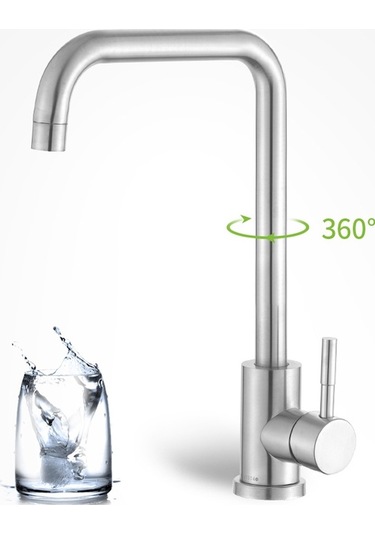 Cbtx 304 Paslanmaz Çelik Dönebilen Musluk Lavabo Soğuk Ve Sıcak Su Musluğu Çok Renkli