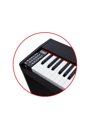 Jwin SDP-88 Tuş Hassasiyetli 88 Tuşlu Piyano (Siyah)