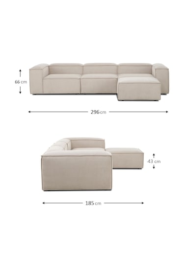 Mode Soft Köşe Koltuk Takımı 4 Modül Bej Keten 05 Kumaş Daireniz