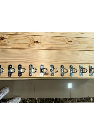 Çadır Kancası Oynar Başlıklı 10 Adet Antrasit