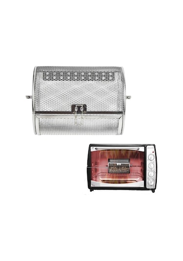 Sones A Tipi 12 X 18 Cm Paslanmaz Çelik Kavurma Kafesi Fırın Fıstık Kestane Kafesi Diğer