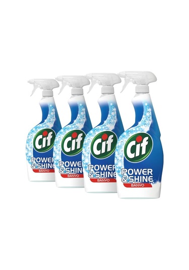 Cif Power & Shine Banyo Temizleyici Sprey 4 x 750 ML