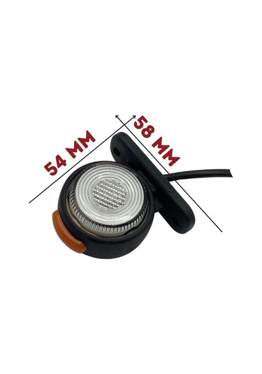 12v-24v Takoz Lambası Mini Kırmızı-beyaz