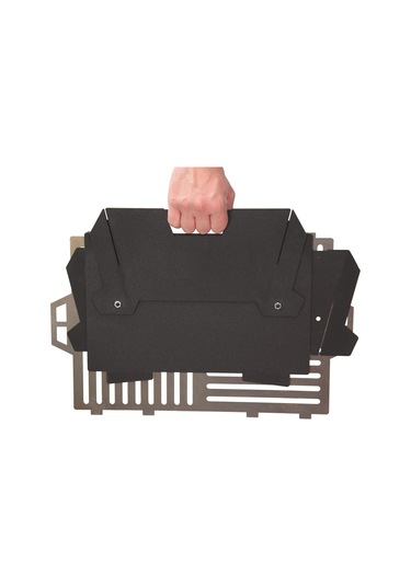 Baygato Grilling Guru Mangal (Düz Taban) Katlanabilir Ve Taşınabilir 6 Kişilik