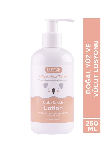 Babyton Bebek Ve Çocuklar İçin Doğal Yüz Ve Vücut Losyonu 250 Ml