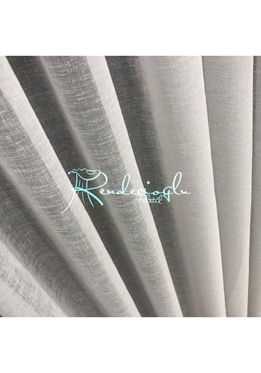 Tül Perde1. Sınıf Foldet Zemin Keten Etek Kurşun Çok Renkli