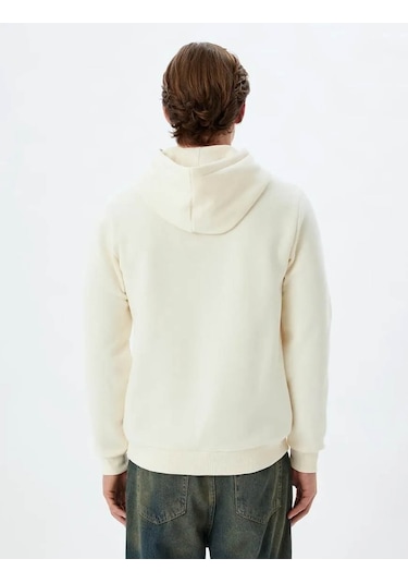 Koton Erkek Sweatshirt Ekru 5wam70001mk 25ky59000107 Y5915 Ekru