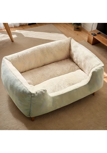 Honeybeeshop Rahat Evcil Hayvan Yatağı Pembe Kare Yuva Yüksek Kalite Xxl Boy 80x60cm Küçük Orta Boy Köpekler İçin Tüm Mevsimler