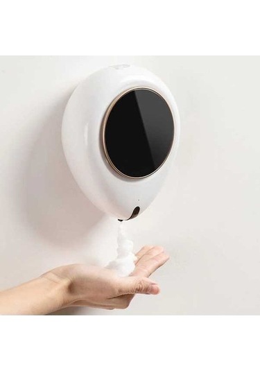 Tongxida 300ml Otomatik Banyo Sabunlar Sıvı Dağıtıcı Akıllı Şampuan Asılı Beyaz Beyaz