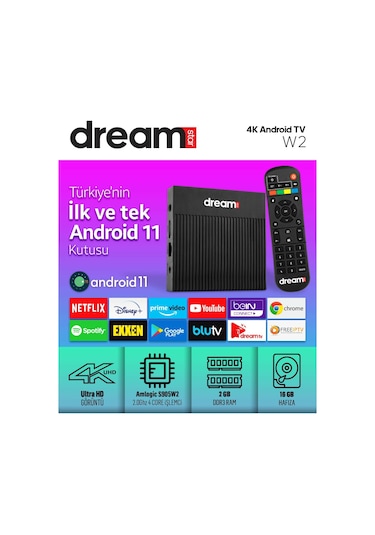 Dreamstar W2 4K Android 11 TV Box