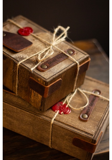 Hediyelik Ahşap Kutu İsimli Büyük