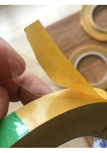 Çift Taraflı Bant 4 Ad 12mmx25m Şeffaf Çift Taraflı Filmik Bant